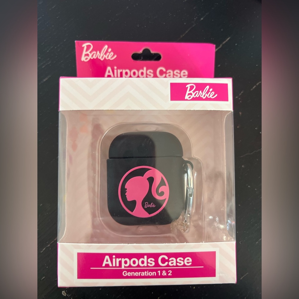Barbie Black & Pink AirPods Case generation 1&2